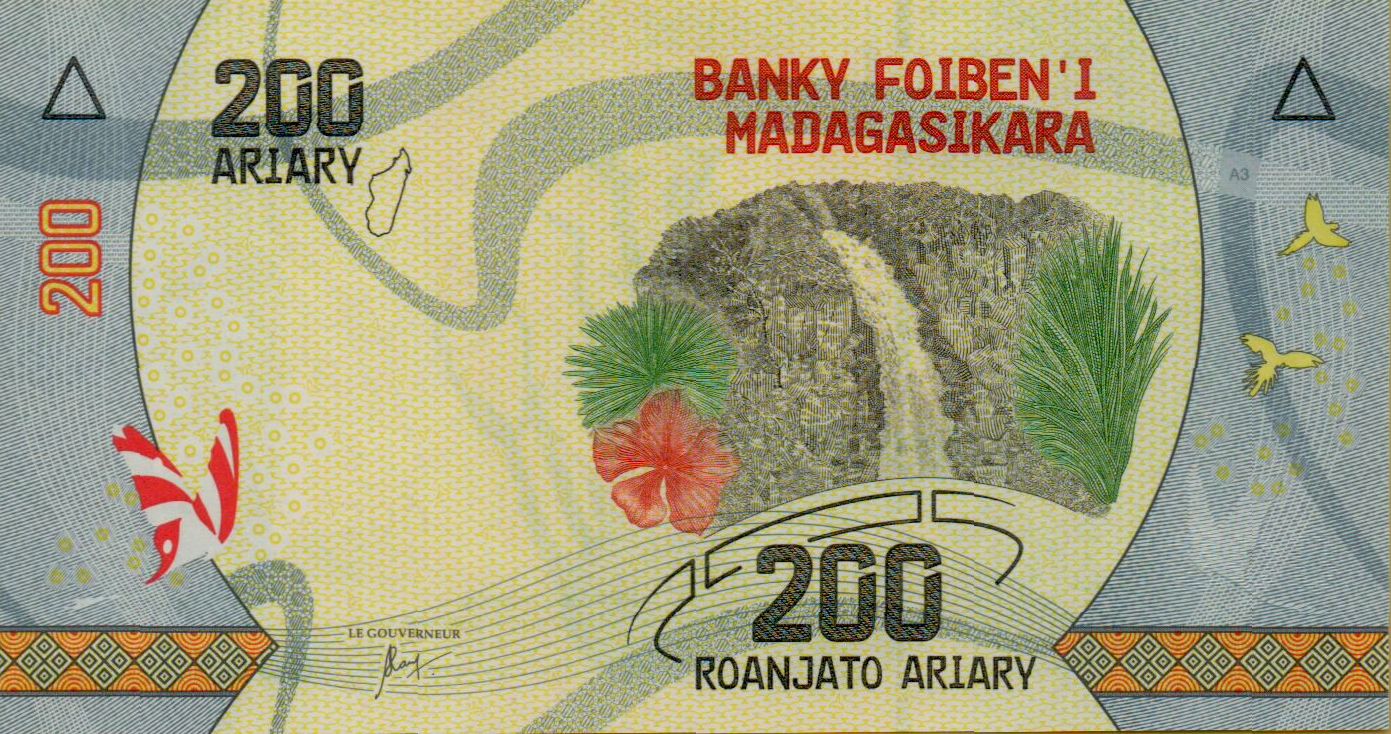 Madagascar 200 2017 UNC P-98